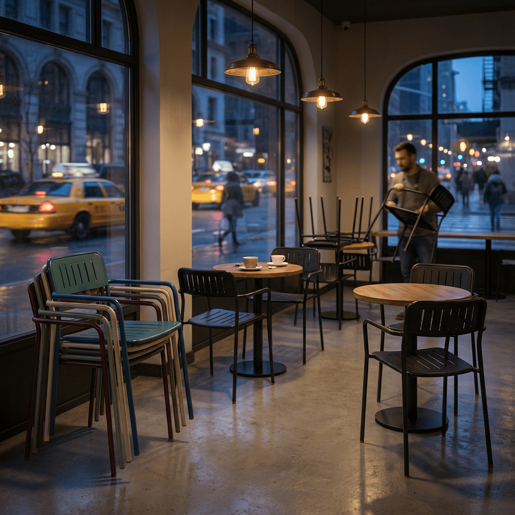 Metal Chairs & Stools